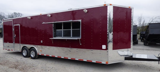 8.5' x 30' Concession Food Brandy Wine Trailer