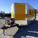 8.5' x 22' Yellow Concession Food Trailer