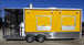 8.5' x 22' Yellow Concession Food Trailer