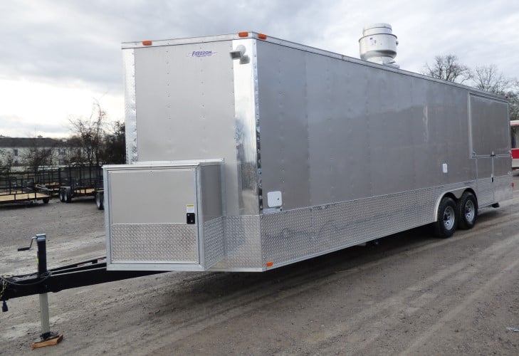 8.5' x 26' Concession Food Trailer Arizona Beige