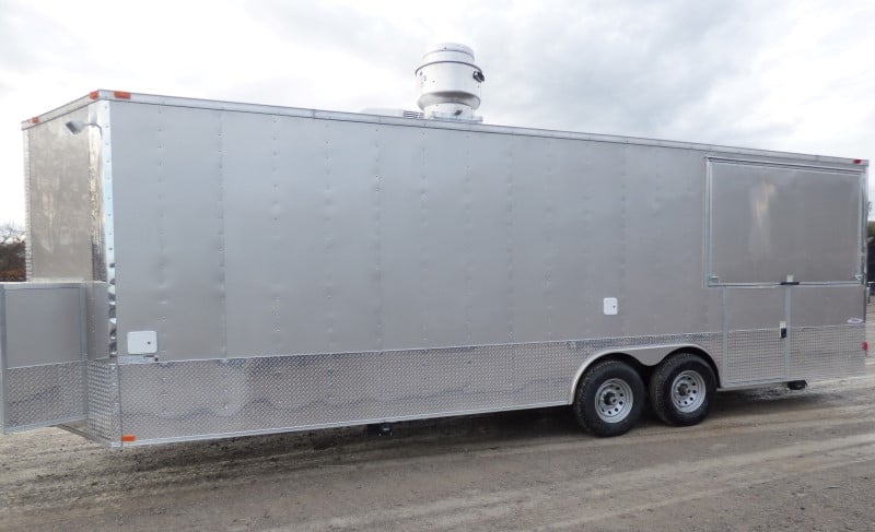 8.5' x 26' Concession Food Trailer Arizona Beige