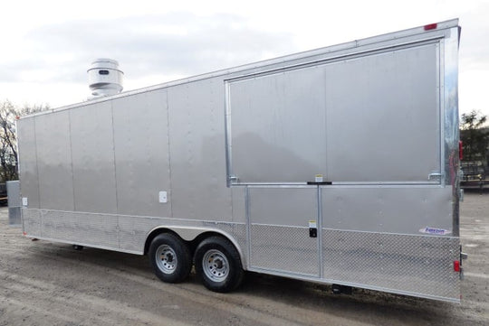 8.5' x 26' Concession Food Trailer Arizona Beige