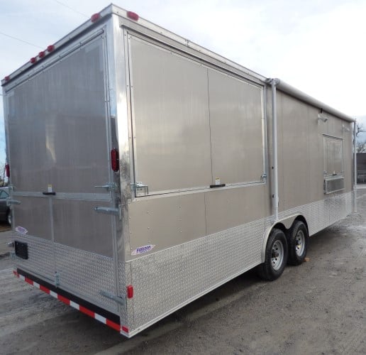 8.5' x 26' Concession Food Trailer Arizona Beige