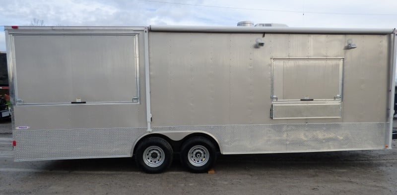 8.5' x 26' Concession Food Trailer Arizona Beige