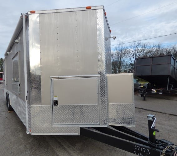 8.5' x 26' Concession Food Trailer Arizona Beige