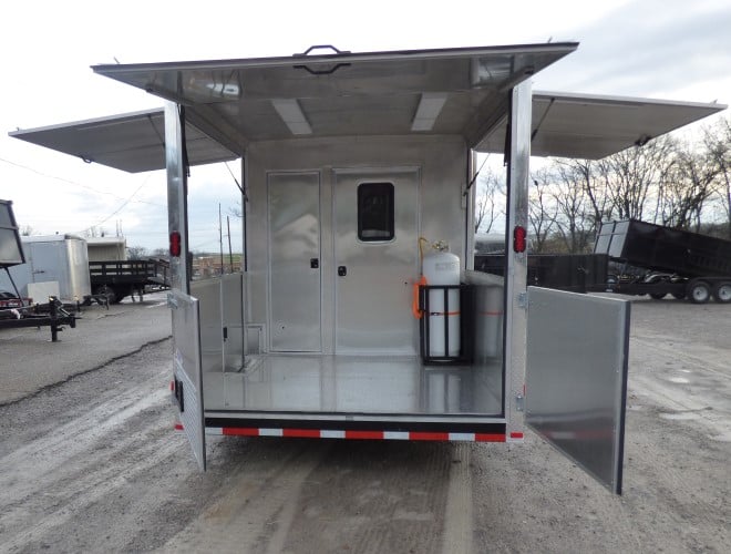 8.5' x 26' Concession Food Trailer Arizona Beige with Appliances