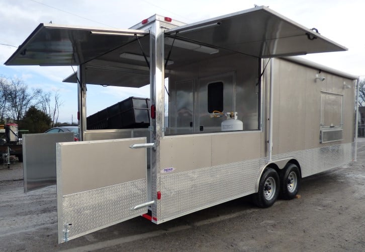 8.5' x 26' Concession Food Trailer Arizona Beige