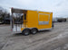 8.5' x 16' Concession Food Trailer Yellow Event Catering