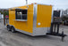 8.5' x 16' Concession Food Trailer Yellow Event Catering