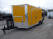 8.5' x 16' Concession Food Trailer Yellow Event Catering