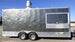 8.5' x 20' Concession Food Trailer Charcoal Grey Event Catering