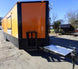 8.5' x 26' Concession Food Trailer Orange Event Catering