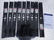 Oregon 90 - 334 Set of 9 Universal Low Lift Zero Turn Blades - SLE Equipment - 1