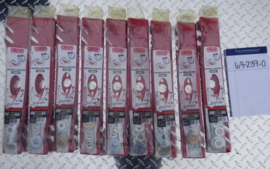 Oregon Gator G3 69 - 239 - 0 Universal Lawn Mower Blade 15 - 3/4" (Pack of 9) - SLE Equipment - 2