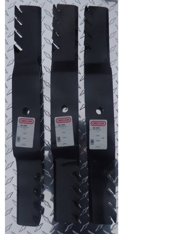 Oregon 90 - 986 Gator Mulching Set of 3 Zero Turn Lawn Mower Blades Woods 96 - 686 - SLE Equipment - 1
