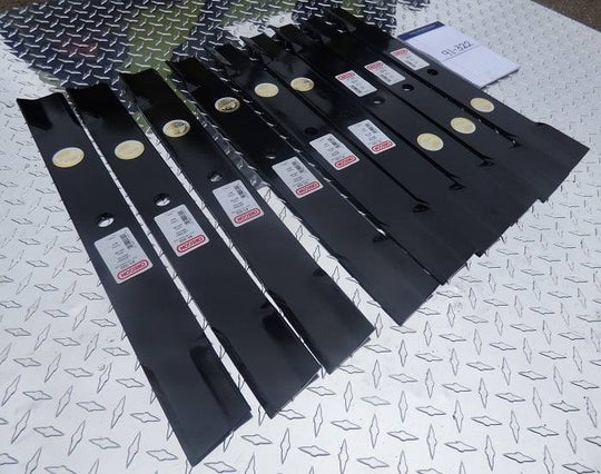 Oregon 91 - 322 Zero Turn Lawn Mower Blades - Set of 9 - SLE Equipment - 2