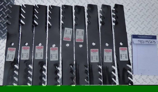 Oregon 90 - 423 Zero Turn Lawn Mower Blades - Set of 9 - SLE Equipment - 2