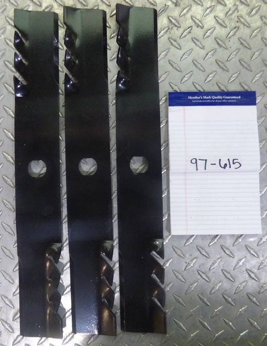 Oregon Gator Mulching Set of 3 Zero Turn Lawn Mower Blades Murray 054390E701 - SLE Equipment - 2