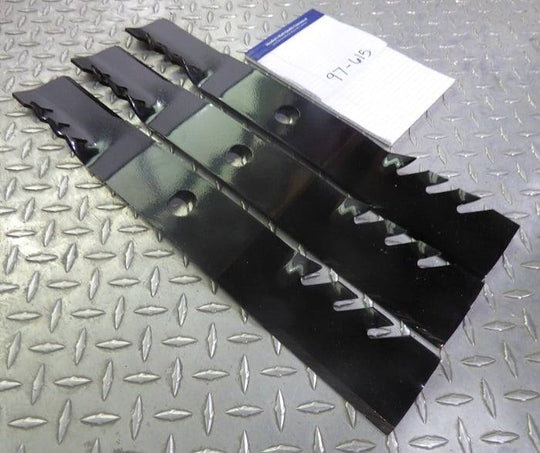 Oregon Gator Mulching Set of 3 Zero Turn Lawn Mower Blades Murray 054390E701 - SLE Equipment - 1
