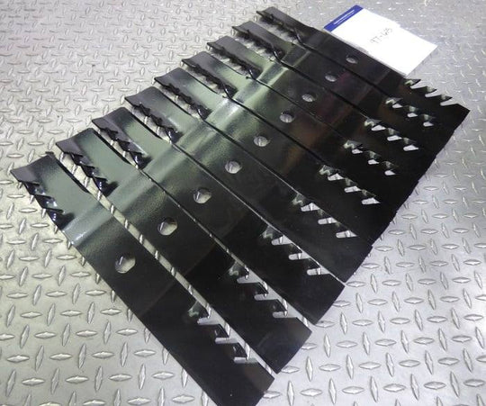 Oregon Gator Mulching Set of 9 Zero Turn Lawn Mower Blades Murray 054390E701 - SLE Equipment - 1