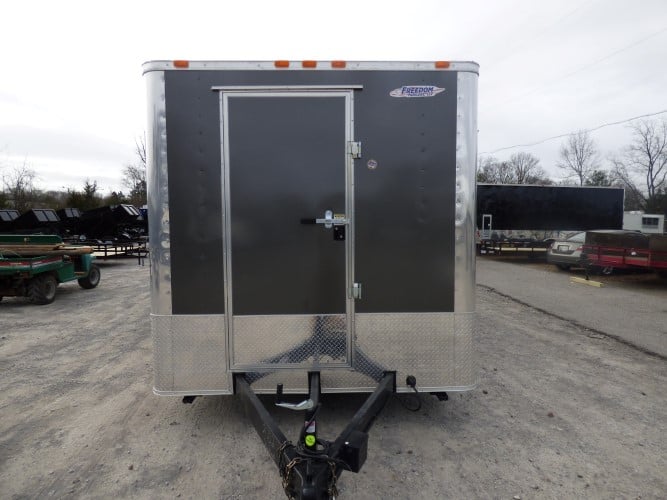 8.5' x 20' Concession Food Trailer Charcoal Grey Event Catering