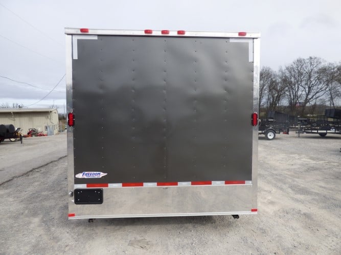 8.5' x 20' Concession Food Trailer Charcoal Grey Event Catering