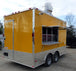 8.5' x 14' Concession Food Trailer Yellow Event Catering