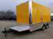 8.5' x 14' Concession Food Trailer Yellow Event Catering