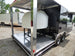 8.5' x 20' Concession Food Trailer Black Pizza Event Catering