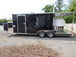 8.5' x 20' Concession Food Trailer Black Pizza Event Catering