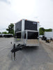 8.5' x 20' Concession Food Trailer Black Pizza Event Catering