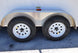 7x14 Enclosed Trailer White V - Nose Ladder Racks (2) 3500lb Axles Storage - SLE Equipment - 8