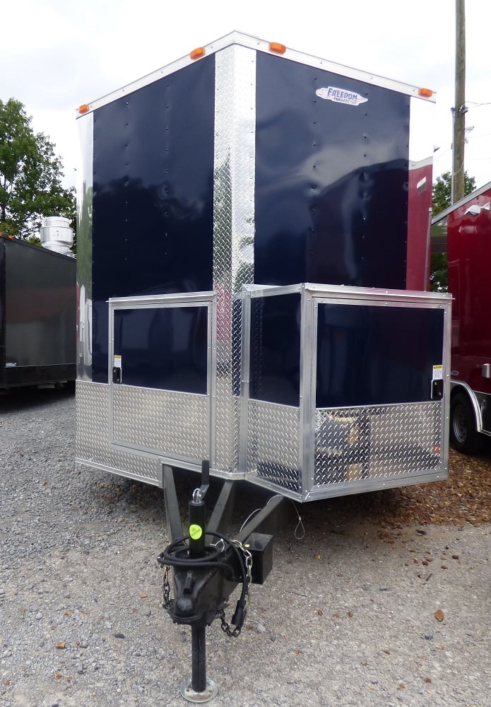 8.5' x 20' Concession Food Trailer Indigo Blue Event Catering