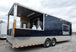 8.5' x 28' Concession Food Trailer Blue