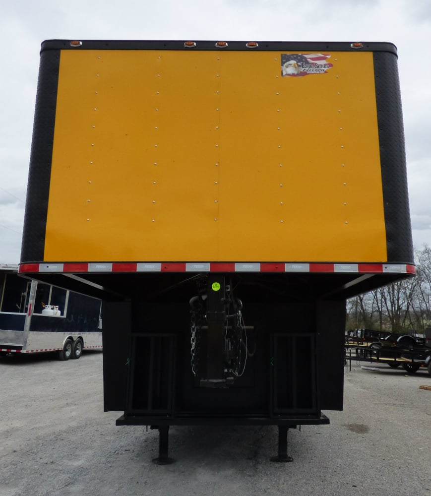 8.5' x 52' Concession Food Trailer Gooseneck Yellow