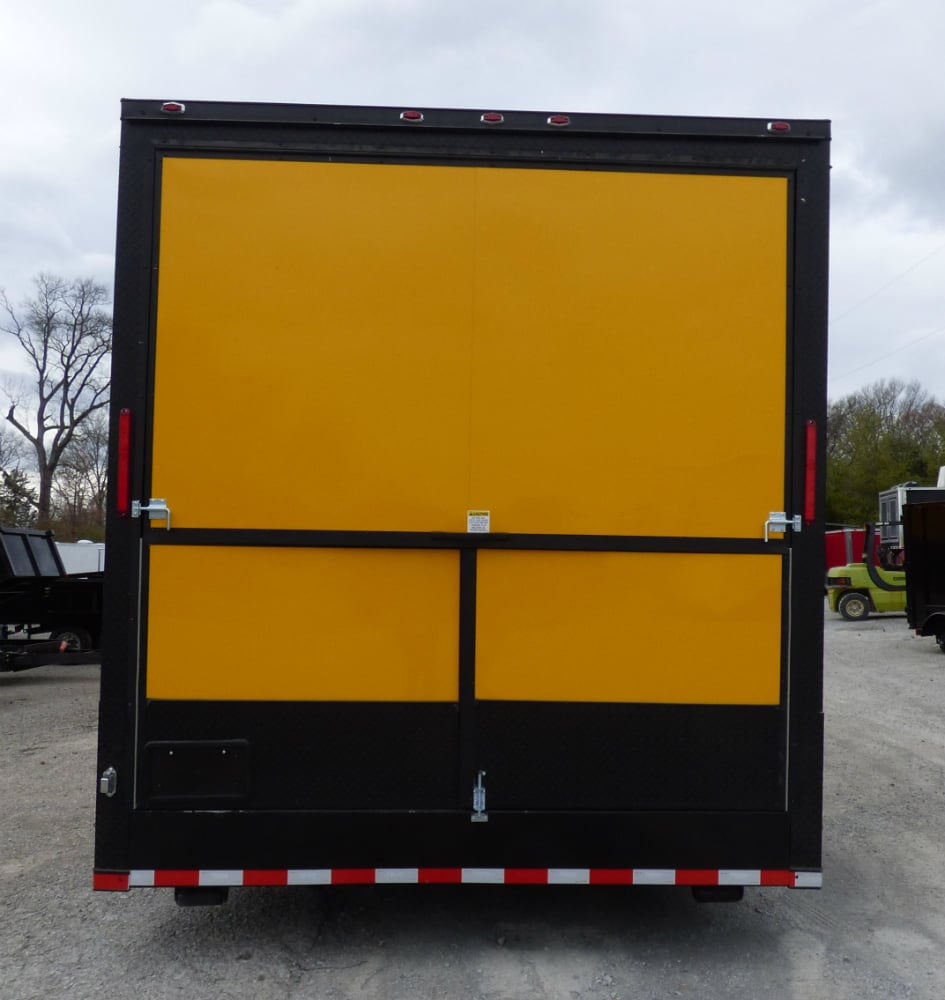 8.5' x 52' Concession Food Trailer Gooseneck Yellow