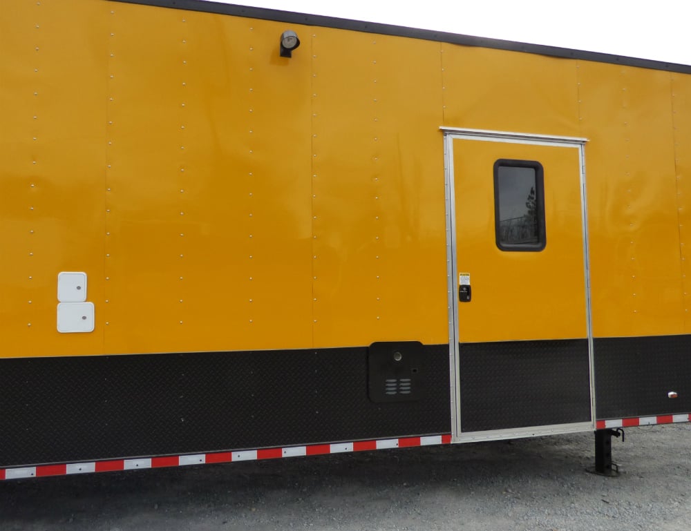 8.5' x 52' Concession Food Trailer Gooseneck Yellow