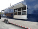 8.5' x 28' Concession Food Trailer Blue
