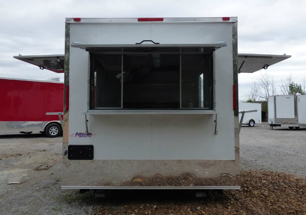 Concession Trailer 8.5' X 16' White Food Event Catering