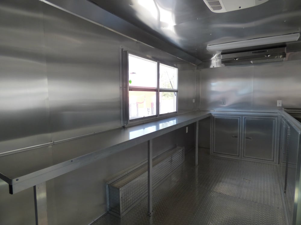 8.5' x 16' Concession Trailer Indigo Blue Food Event Catering