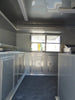 8.5' x 20' Concession Food Trailer White With Appliances