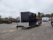 Enclosed Utility Hybrid Trailer 7'x18' with Side Ramp - Lawn Mower Equipment Hauler Storage - SLE Equipment - 1