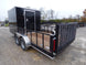 Enclosed Utility Hybrid Trailer 7'x18' with Side Ramp - Lawn Mower Equipment Hauler Storage - SLE Equipment - 16