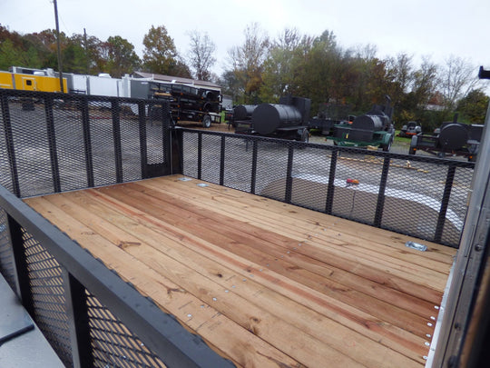 Enclosed Utility Hybrid Trailer 7'x18' with Side Ramp - Lawn Mower Equipment Hauler Storage - SLE Equipment - 11