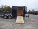 Enclosed Utility Hybrid Trailer 7'x18' with Side Ramp - Lawn Mower Equipment Hauler Storage - SLE Equipment - 19