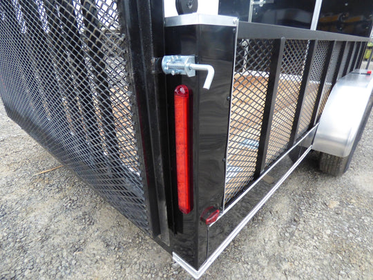 Enclosed Utility Hybrid Trailer 7'x18' with Side Ramp - Lawn Mower Equipment Hauler Storage - SLE Equipment - 17