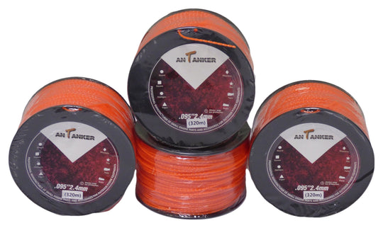 Commercial String Trimmer Red Line ( Weedeater)3lb Spool .095 4-Spools