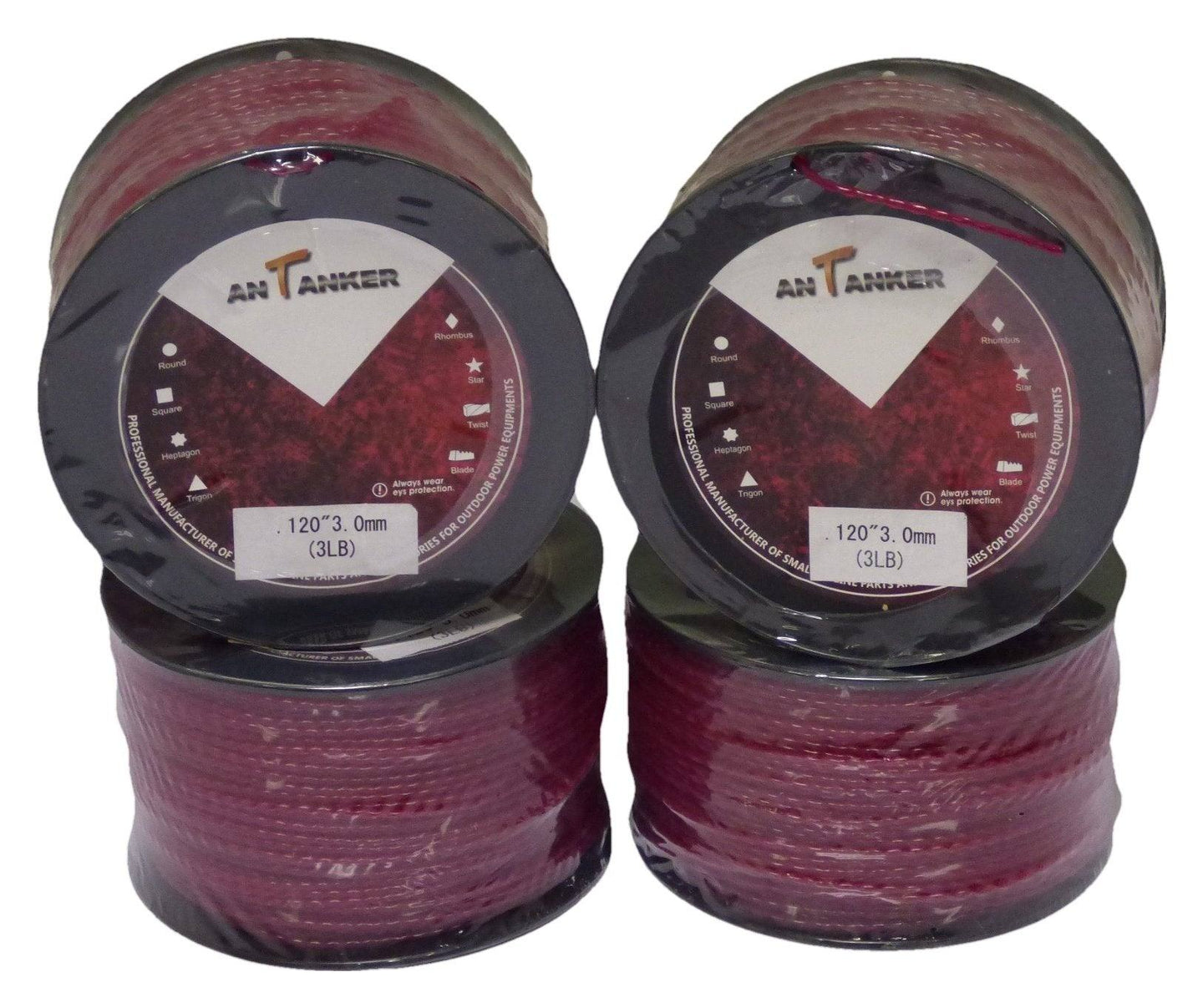 Commercial String Trimmer Red Line ( Weedeater) 3lb Spool .095 4-Spools