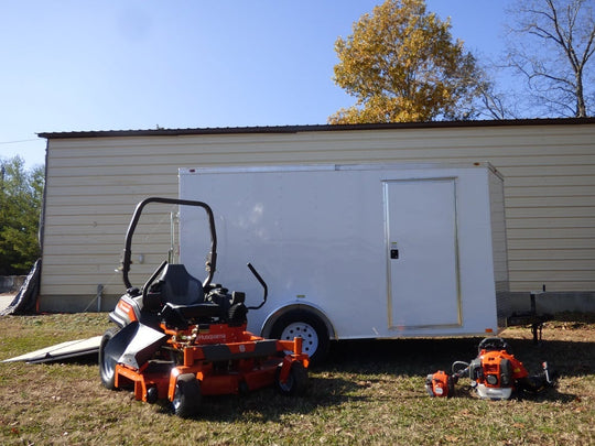 Husqvarna Z572X Kaw Zero Turn Encl Trailer Handhelds Package