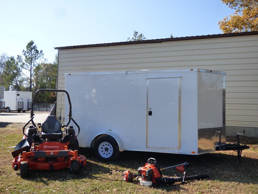 Husqvarna Z572X Kaw Zero Turn Encl Trailer Handhelds Package